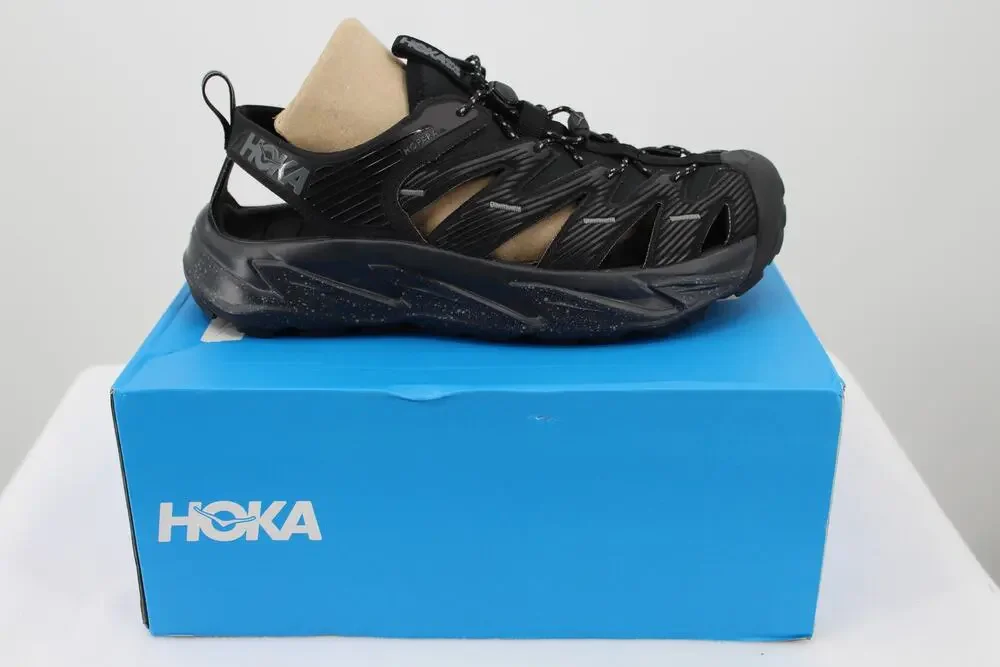 Hoka Hopara Mens Size 10 Triple Black NEW